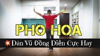 PHỐ HOA🔴  Dân Vũ 💥Đồng Diễn Siêu Hay  Leo Demo BÀI HƯỚNG DẪN BẤM▶️ [upl. by Lucias]