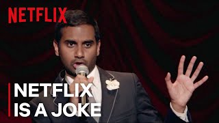 Aziz Ansari Buried Alive  Black Dudes are Blown Away by Magic Tricks  Netflix Is A Joke [upl. by Refinnaj853]