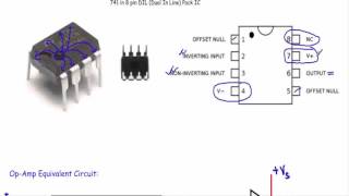 Introduction to LM741 IC and OpAmp equivalent Circuit [upl. by Cahilly]