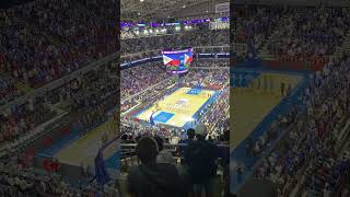 Philippine National Anthem Gilas vs New Zealand [upl. by Ditmore]