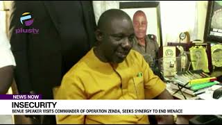 Benue Speaker Visits Commander Of Operation Zenda Seeks Synergy To End Insecurity [upl. by Nizam185]