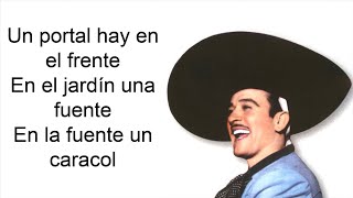 Pedro Infante  La Casita Lyrics [upl. by Elo]