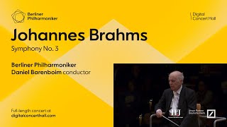 Brahms Symphony No 3  Barenboim · Berliner Philharmoniker [upl. by Spalding761]