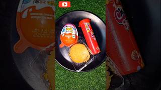 VANILLA cake kinder Joy or choco beans shorts youtubeshorts trending [upl. by Suinuj]