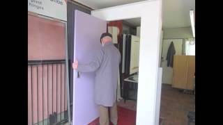 How to install a pivot door in under 5 minutes  The TR35 Pivot Kit [upl. by Hayn]