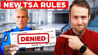 NEW TSA Rule Will DENY Boarding for US Travelers [upl. by Notsnorb]