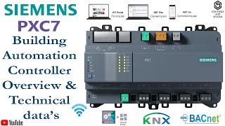 SIEMENS PXC7 AUTOMATION CONTROLLER  hvac  Desigopxc  knx  Desigo Building Automation [upl. by Yantruoc]