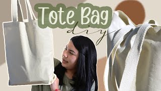 Como hacer un TOTE BAG o BOLSA ECOLÓGICA 🧵 DIY  Niela Varas [upl. by Burris86]