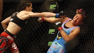 Carla Esparza vs Joanna Jedrzejczyk Highlights New Champion HD [upl. by Marou]