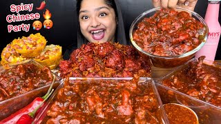 SPICY SPICY SPICY🌶️ CHICKEN SCHEZWAN NOODLESCHICKEN GRAVY LOLLIPOPCHILLI CHICKEN CHICKEN KATORI [upl. by Ecinaej]