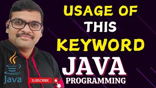 USAGE OF THIS KEYWORD  JAVA PROGRAMMING [upl. by Rivi]