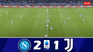 Napoli vs Juventus 21 Serie A TIM 202324  Full Match [upl. by Yenetruoc]