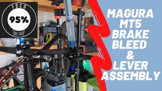 Magura MT5 Brake Bleed and Brake Assembly Replacement [upl. by Asil]