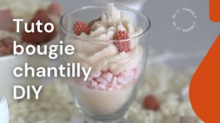 Comment Faire une BOUGIE CHANTILLY Gourmande I 🔥DIY🔥 I Cire de Soja [upl. by Zel]