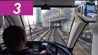 Tramdriver´s POV  HTM RandstadRail 3 Zoetermeer Centrum  Den Haag Loosduinen  HTM 4023  2024 [upl. by Aratas360]