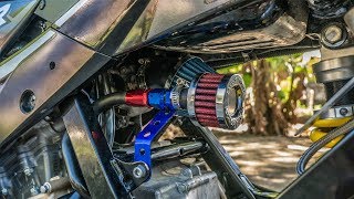 How To Install Engine Breather Filter on Raider 150 Fi [upl. by Marylynne420]