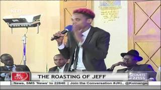 Eric Omondi takes comedy to a whole new level on Jeff Koinange Live [upl. by Hayley]