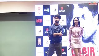 Kabir Singh Shahid amp Kiara Give Love Lessons At The Launch of Mere Sohneya Song [upl. by Eissim]