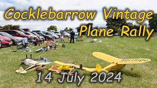 Cocklebarrow Vintage Model Plane Rally England  14 July 2024 [upl. by Ymiaj783]