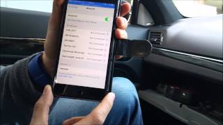 How to play music from Iphone 6 via bluetooth wireless in a Mercedes Benz Tune2air WMA3000a [upl. by Akinihs]