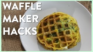 Healthy Waffle Iron Recipes  Hacks  EAT [upl. by Lilithe]