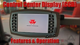 Massey Ferguson Control Center DisplayCCD Features amp Operation [upl. by Correy297]