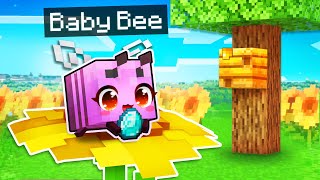 The PINK BABY BEE Prank In Minecraft [upl. by Atteyek918]