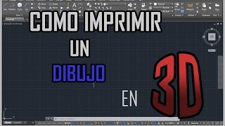 Como imprimir un dibujo en 3D [upl. by Albur]