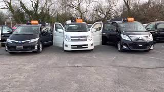 Toyota Alphard Hybrid Vellfire Vs Estima Hybrid G Vs Elgrand Rider MPV London And Birmingham [upl. by Quick]