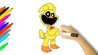 How to Draw KickinChicken  Smiling Critters  Poppy Playtime [upl. by Fredie]