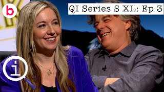 QI Series S XL Episode 3 FULL EPISODE  With Eshaan Akbar John Barrowman amp Victoria Coren Mitchell [upl. by Ayenet928]