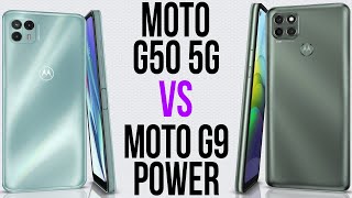 Moto G50 5G vs Moto G9 Power Comparativo [upl. by Eatnad627]