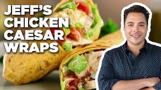 Grilled Chicken Caesar Wraps with Jeff Mauro  Food Network [upl. by Farleigh]