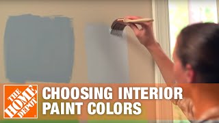 Choosing Interior Paint Colors  Room Color Ideas  The Home Depot [upl. by Sorodoeht]