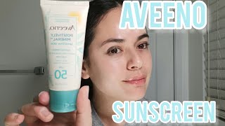 Aveeno Positively Mineral Sunscreen Review [upl. by Ursi]