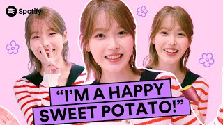 IU tells the story of the happy sweet potatoㅣTransparent Interview [upl. by Yrolg239]