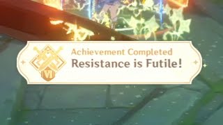 quotResistance is Futilequot Achievement  Genshin Impact [upl. by Elawalo402]