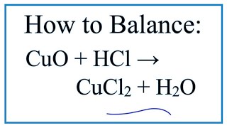 How to Balance CaS  HCl  CaCl2  H2S Calcium sulfide  Hydrochloric acid [upl. by Gnni415]