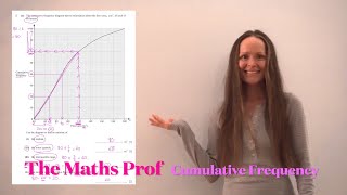 The Maths Prof Using Cumulative Frequency Diagrams [upl. by Sevein]