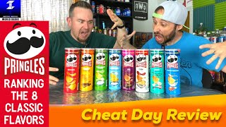 Ranking 8 Classic Pringles Flavors  Best to Worst Flavor Review [upl. by Jump]