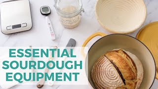 Sourdough Bread Baking Equipment  Sourdough for Beginners [upl. by Armalla]