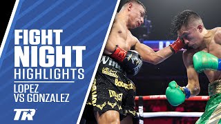 Luis Alberto Lopez Retains Belt In Excellent Fight Against Joet Gonzalez  FIGHT HIGHLIGHTS [upl. by Nesbitt]