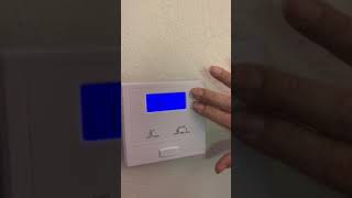 Pro1 thermostat with GE zone line PTAC configuration [upl. by Esoranna800]