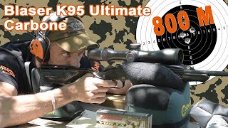 Blaser K95 Ultimate Carbone  800m Shooting Range  Tir à 800 mètres  EXTRA [upl. by Llenoj623]