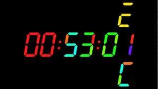 Stopwatch Timer with animated 7segment digits [upl. by Barvick16]