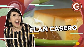 Flan casero con leche condensada  Cocineros Argentinos [upl. by Leizar]