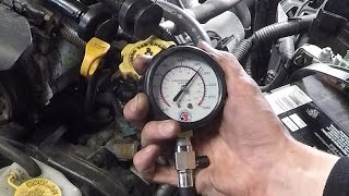 Testing engine pressures Oil Pressure Cylinder Compression [upl. by Sanferd]