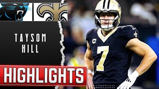 Taysom Hill Every Play vs Panthers  Week 1 Highlights [upl. by Ardnaxela746]