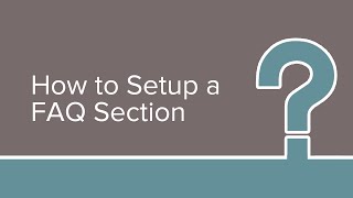 How to Setup FAQ Section on Your WordPress Website [upl. by Raffin]