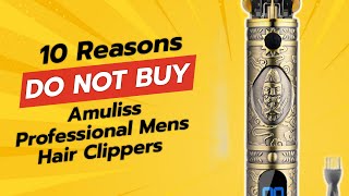 DONT BUY Amuliss Professional Mens Hair Clippers BEFORE WATCHING THIS VIDEO ✂️😱 [upl. by Suoinuj552]